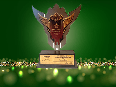 2021 Brand Excellence in Real Estate & Construction by Economic Times