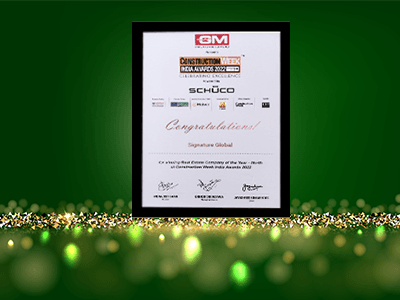 Construction Week India Awards 2022 Real Estate Company of the Year to Signature Global