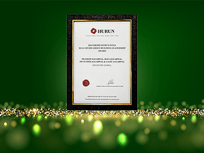 2023 GROHE HURUN INDIA REAL ESTATE GREEN BUILDING LEADERSHIP AWARD