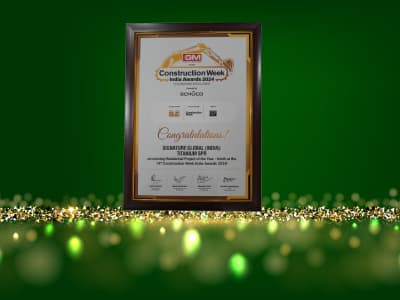 14th Construction Week India Awards 2024 - Residential Project of the Year - Signature Global Titanium SPR